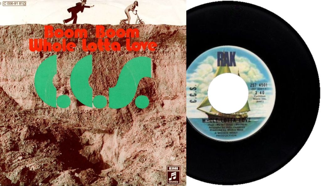C.C.S. – “Boom Boom” / “Whole Lotta Love”<br>25. Rujna – 1970.