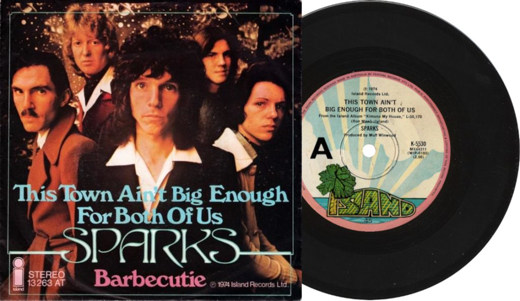 Sparks – “This Town Ain’t Big Enough for Both of Us”<br>14. Travnja – 1974.