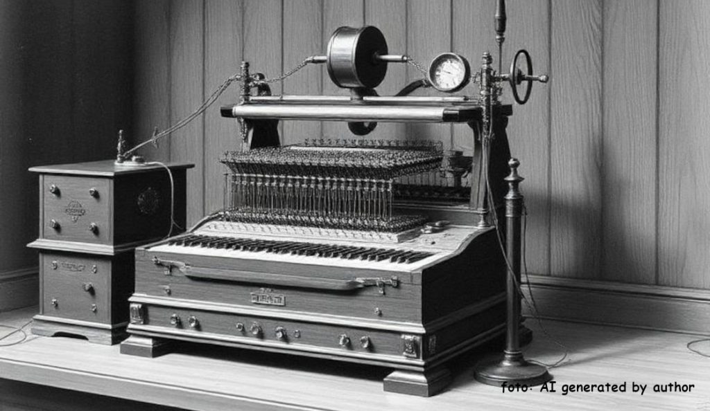 Elisha Gray patentirao prvu verziju Musical Telegrapa, današnjeg sintisajzera<br>27. Srpnja – 1875.